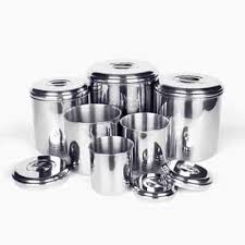 A review of some basic stainless steel food storage containers. 18 10 Stainless Steel Canisters With Stainless Steel Lids Noplastic Canoplastic Ca