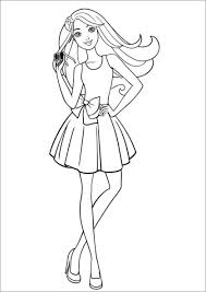 These alphabet coloring sheets will help little ones identify uppercase and lowercase versions of each letter. Stylish Sunglasses Barbie Coloring Page Coloringbay