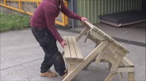 Many of our tables can be ordered with a glass top. Roy S Woodworking Get Your Free Diy Folding Bench Table 2 In 1 Transformer Plan Facebook