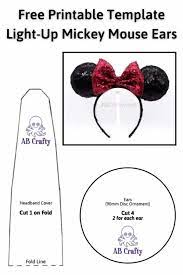 If you need a ball cap and you have a star wars fan, these are your answer. Mickey Mouse Ears Template Free Printable Download Ab Crafty