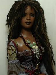 Locked Barbies Black Girl With Long Hair Black Barbie Natural Hair Doll Black Doll