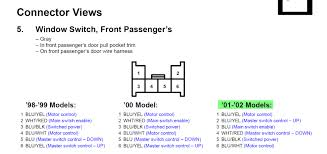 Power window wiring diagram 1 amazon printed books www.createspace.com/3623931 amazon kindle edition. 02 Accord Passenger Window 6 Pin Connector Wiring Honda Accord Forum Honda Accord Enthusiast Forums
