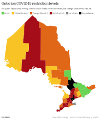 The order stops short of instituting paid sick days, despite repeated calls for the measures by health professionals. Mike Crawley On Twitter Here S Ontario S New Map Of Colour Coded Restriction Levels For The 27 Public Health Units Where The Stay At Home Order Is Being Lifted The Change Takes Effect On Tuesday Feb