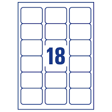 Online labels ltd 247 blanchardstown corporate park 2 Q Connect 18 Per Sheet Multi Purpose Labels 63 5x46 5mm 1800 Labels Hunt Office Ireland