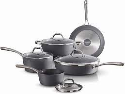 Shop tramontina at wayfair for a vast selection and the best prices online. Amazon Com Tramontina Gourmet Induction Aluminum Nonstick Made In Italy Slate Gray 9 Piece Cookware Set Kitchen Dining