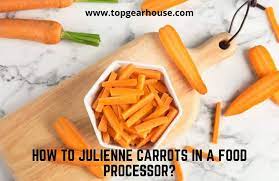 Some models also provide a carrying case for all your food processor accessories. 10 Quick Kitchen Tips How To Julienne Carrots In A Food Processor Top Gear House