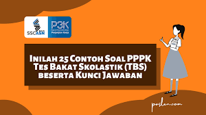 We did not find results for: Inilah 25 Contoh Soal Pppk Tes Bakat Skolastik Tbs Beserta Kunci Jawaban Paslen