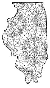 Click on the coloring page to open in a new window and print. Illinois Map Outline Printable State Shape Stencil Pattern Patterns Monograms Stencils Diy Projects