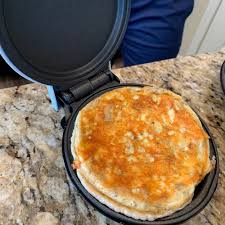 Add 2 tablespoons of the mixture to the waffle maker. Keto Pizza Chaffle Simple Fun Keto