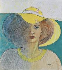 C-009-Intriga by Abel Santos Fernández (2022) : Painting Acrylic, Pastel