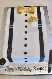 Black And White Bow Tie Cake Bow Tie And Suspenders Birthday Cake With Cigar 60th Birthday Cake White Black And Gold Cake Bir Birthday Cakes For Men Black And Gold Cake Creative Cakes