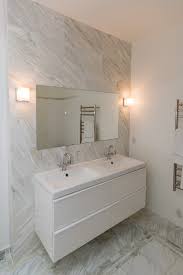 Atelier Design Build Victoria Bc White Marble Bathroom