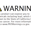 California doesn't have cancer warnings. 1