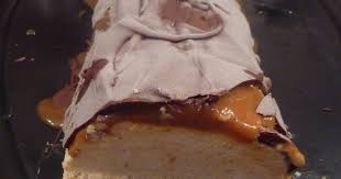 Buche Glacee Snickers Sans Sorbetiere Desserts Printemps Recette Buche Chocolat Buche Glacee