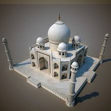 Taj Mahal 3d 3ds In 2020 Mughal Architecture Amazing Architecture Taj Mahal