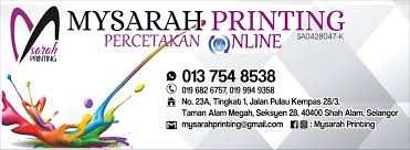 Land area is 3.91 acres build up for factory/ warehouse is 156000. Mysarah Printing Percetakan Online Business Service Shah Alam Malaysia Facebook 824 Photos