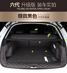 Full Surrounded No Odor Waterproof Carpets With Storage Bag And Separator Mat Non Slip Special Car Trunk Mats For Au Interior Accessories Bag Storage Car Trunk