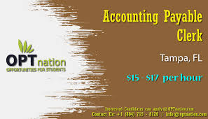 We Re Hiring Accounting Payable Clerk In Tampa Fl In 2020 Clerk Jobs Accounting Accounts Payable