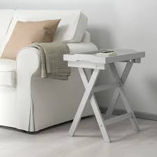 Maryd Tray Table Grey 58x38x58 Cm Ikea In 2020 Ikea Side Table Tray Table Chic Living Room