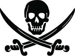 Pirate Skull 2 Crossbones Sword Jolly Roger Ship Boat Boating Sea Ocean Nautical Svg Eps Png Dig Pirate Party Invitations Pirate Tattoo Pirate Party