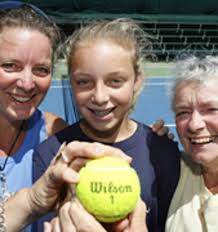 Three generations of ballkids at the Heineken Open