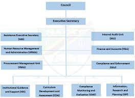 Organization Structure The National Council For Technical