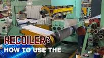 How To Use The Recoiler For The Steel Coil Slitting Machine? Full Auto  Metal Slitting Line