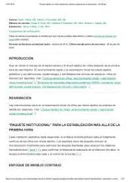 El choque séptico es potencialmente mortal. Choque Septico En Ninos Docsity