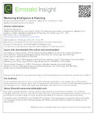 Indodax nasional indonesia is not soliciting for users to buy or sell crypto assets, as an investment, or for profit. Pdf Marketing Intelligence Planning Article Information Edwin Yofrendy Academia Edu