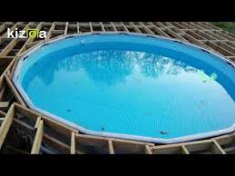 Une gamme de piscines tubulaires de. Montage Video Kizoa Picine Intex Enterree Youtube