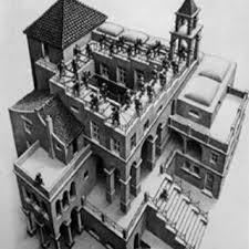 Do other artists feel as if their progress on their art journey is a trick like this? M C Escher S Impossible Stairs In The Etching Ascending And Download Scientific Diagram
