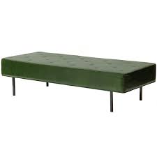 Green Leather Bench By Florence Knoll From A Unique Collection Of Antique And Modern Benches At Http Www 1stdibs Com Leather Bench Furniture Florence Knoll