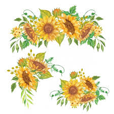 Free Free 247 Watercolor Sunflower Clipart Free SVG PNG EPS DXF File