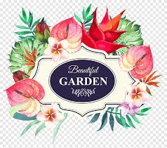 This list includes various types of floral patterns: Beautiful Garden Signage Creative Hawaiian Floral Flowers Headline Flower Arranging Flower Png Pngegg