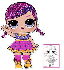 Lol Surprise Doll Coloring Pages Color Your Favorite Lol Surprise Doll Lol Dolls Coloring Pages Barbie Coloring Pages