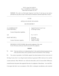 In re Marriage of Mitchell 2013 IL App (2d) 130303-U