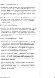 Your Calpers Benefits Planning Your Service Retirement Pdf