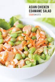 Asian Chicken Salad A Healthy 20 Minute Lunch Cook Smarts Recipe Salad Recipes Healthy Lunch Healthy Lunch Edamame Recipes Salad