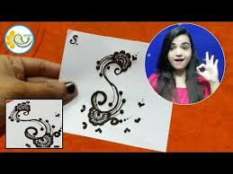 Animal ornamental tribe tattoo design. S Name Henna Tattoo Design S Letter Alphabet Mehndi Design S Mehndi Tattoo Tattoo For S Name Youtube Mehndi Designs Henna Designs Henna Tattoo