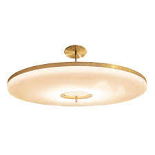 It's the perfect light fixture to install in the bedroom, living room, dining room, foyers, bar, restaurant, hotel, and any place you like. Large Midcentury Semi Flush Mount At 1stdibs