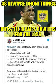 Rcb looking to turn their fortunes around. Troll Csk Home Facebook