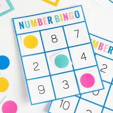 These free printable bingo cards can be used for fun activities for kids, special occasions like baby and bridal shower, birthdays, office parties, graduation, retirement or other special occasions. Free Printable Number Bingo Design Eat Repeat
