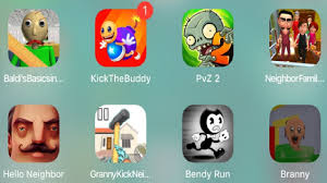 Granny Baldi Horror Nights Story Neighbor Scary Play Game Real Life Games To Play With Kids Games To Play Horror Nights