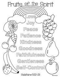 Download and print these the fruit of the spirit coloring pages for free. Fruit Of The Spirit Coloring Pages Free