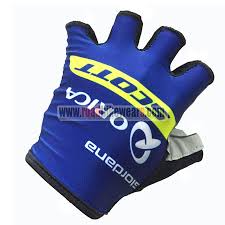 2017 Team Orica Scott Outdoor Sport Summer Riding Gear Half Finger Bike Riding Gloves Blue