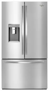 Condenser coils dissipate heat as the refrigerant passes through them. Whirlpool 31 5 Cu Ft French Door Refrigerator With Dual Ice Maker Monochromatic Stainless Steel Energy Star In The French Door Refrigerators Department At Lowes Com