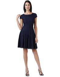 Women S Clothing Party Cocktail Lace Fit Flare Dress Lord And Taylor Cocktail Dress Sale Cocktail Dress Lace Navy Cocktail Dress