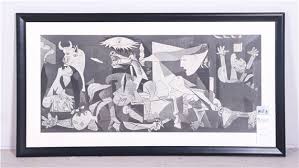 Wall art print of my original illustration inspired by art of pablo picasso. Pablo Picasso Guernica Mutualart