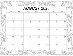 August 2024 Calendar (Free Printable) – Free Printables, Lettering, SVG  Files, Tools & Apps