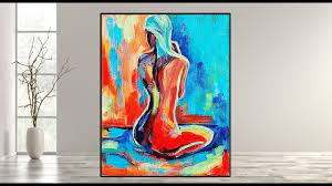 I show you how i layer my paintings, mix my favorite paint colors, and give you tips for painting flowers! Abstract Painting Easy For Beginners Abstract Figurative Painting In Acrylics Mariarthome Youtube